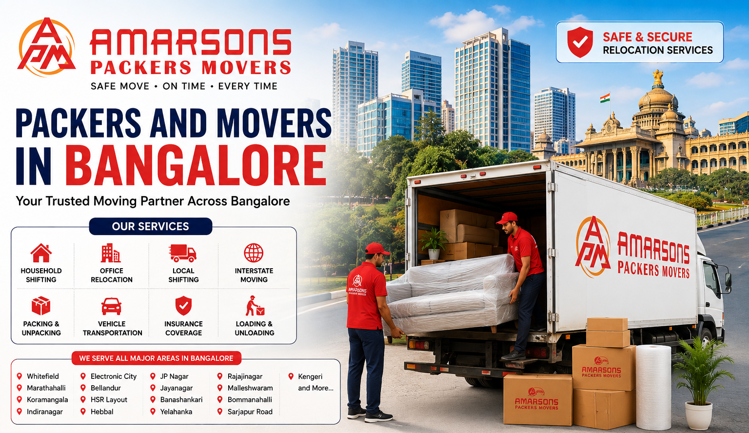 Best Packers and Movers in Bangalore: Reliable Moving Services Across Local Areas